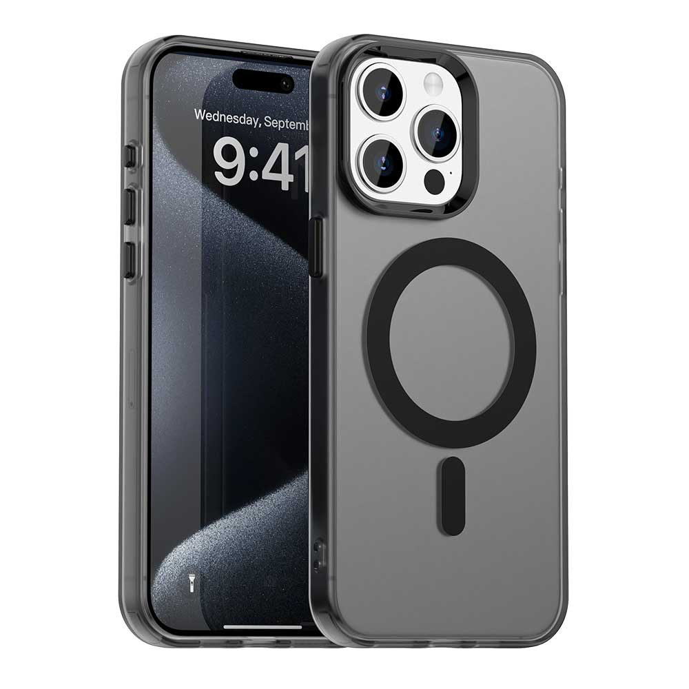 Калъф за iPhone 15 Pro - Techsuit CandyCase MagSafe - Черен