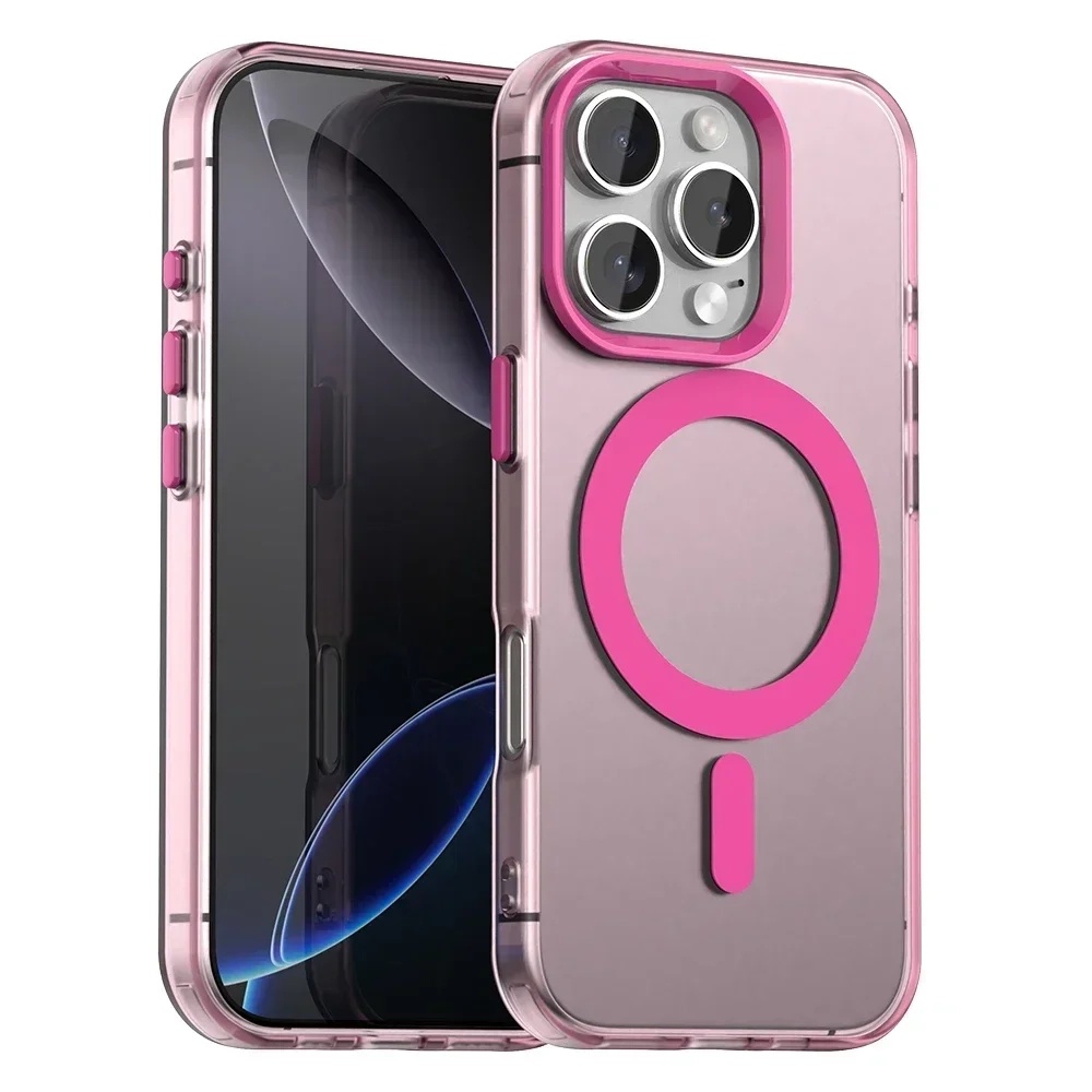 Калъф за iPhone 16 Pro - Techsuit CandyCase MagSafe - Розов