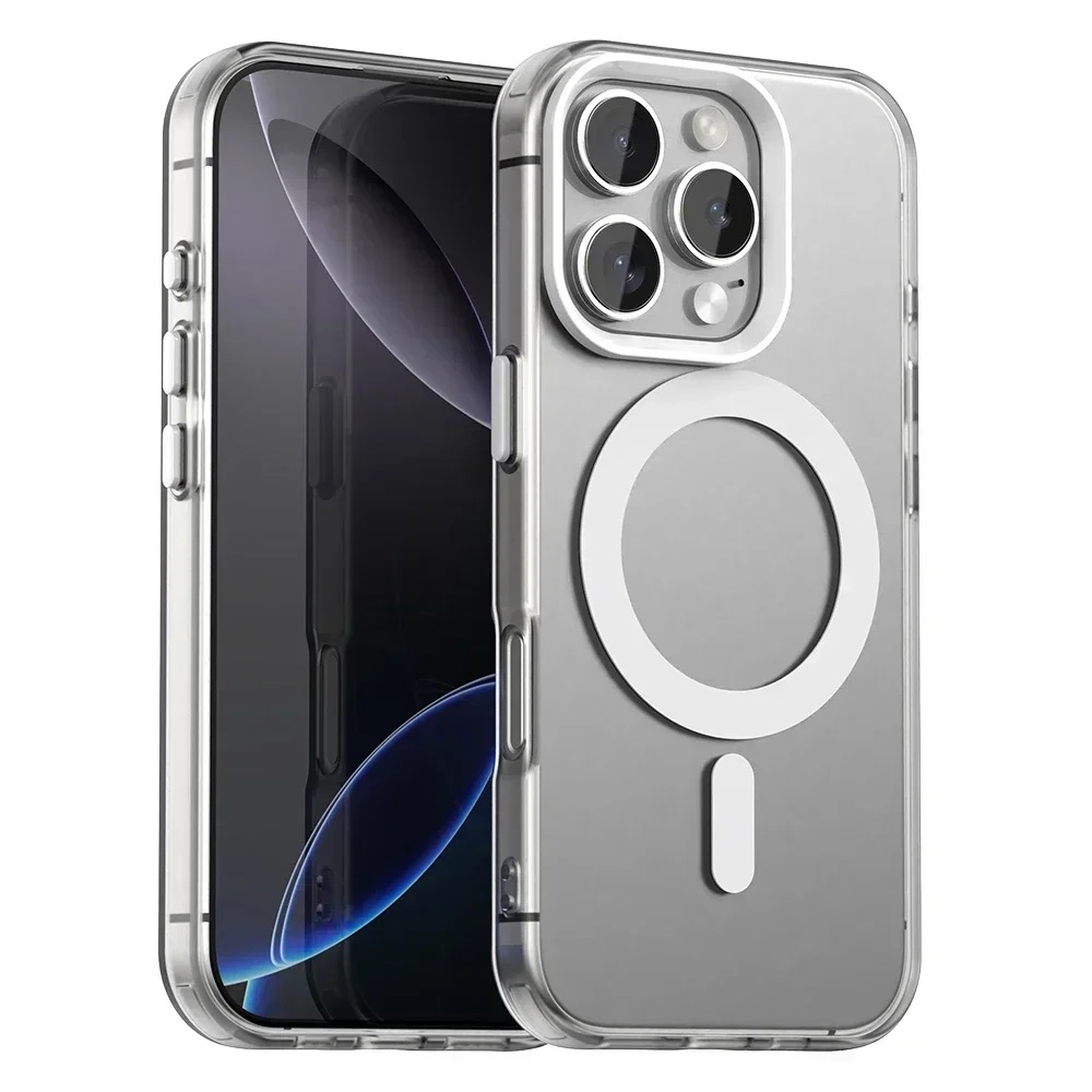 Калъф за iPhone 16 Pro Max - Techsuit CandyCase MagSafe - Бял