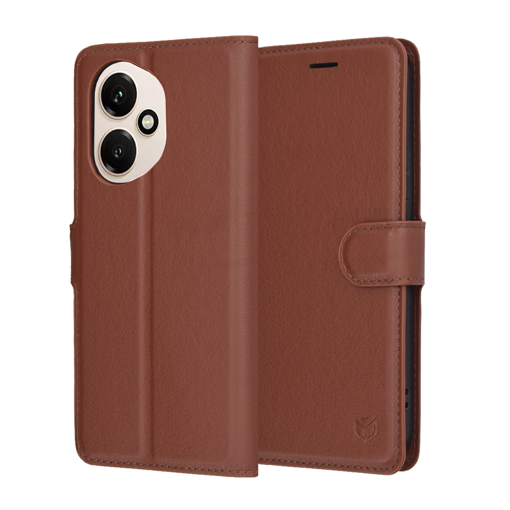 Калъф за Honor 400 - Techsuit Leather Folio - Кафяв