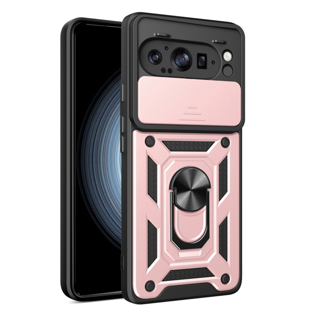 Калъф за Google Pixel 9 Pro XL - Techsuit CamShield Series - Розово злато