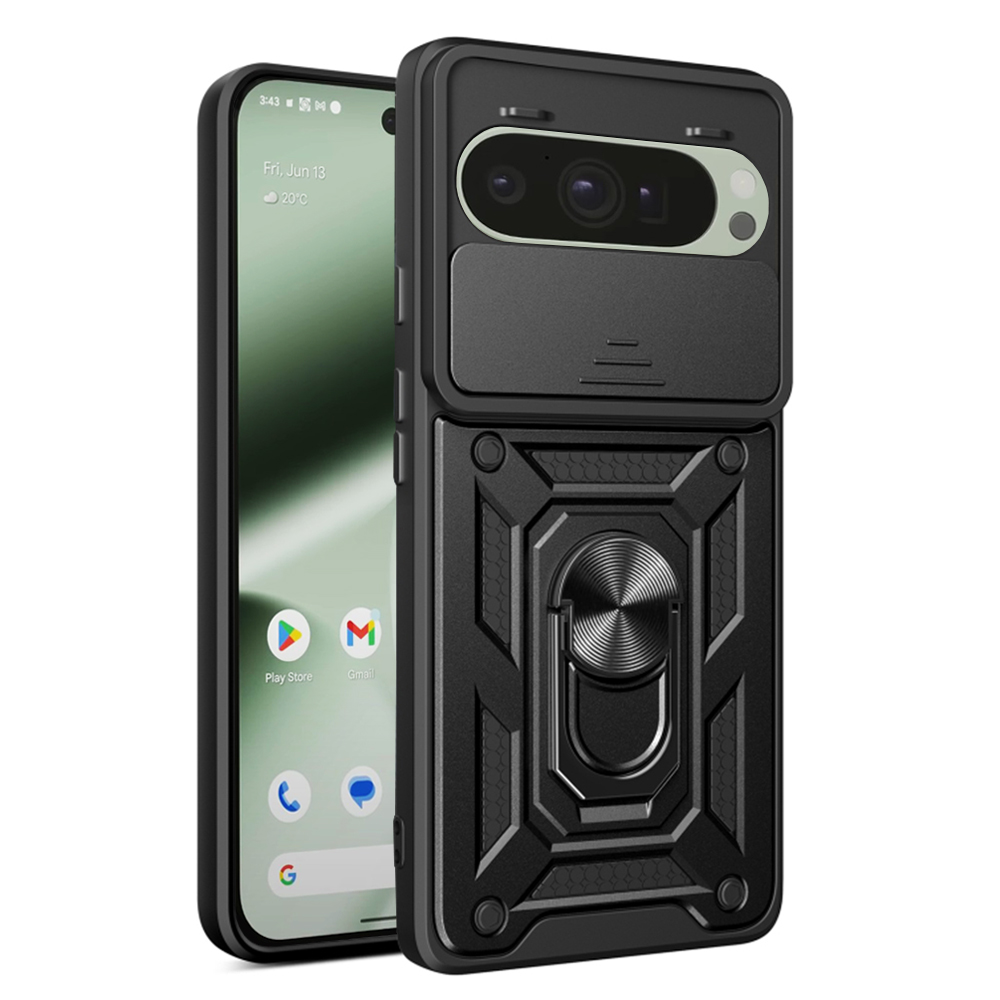 Калъф за Google Pixel 10/10 Pro - Techsuit CamShield Series - Черен