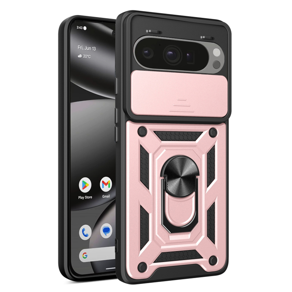 Калъф за Google Pixel 10 Pro XL - Techsuit CamShield Series - Розово злато