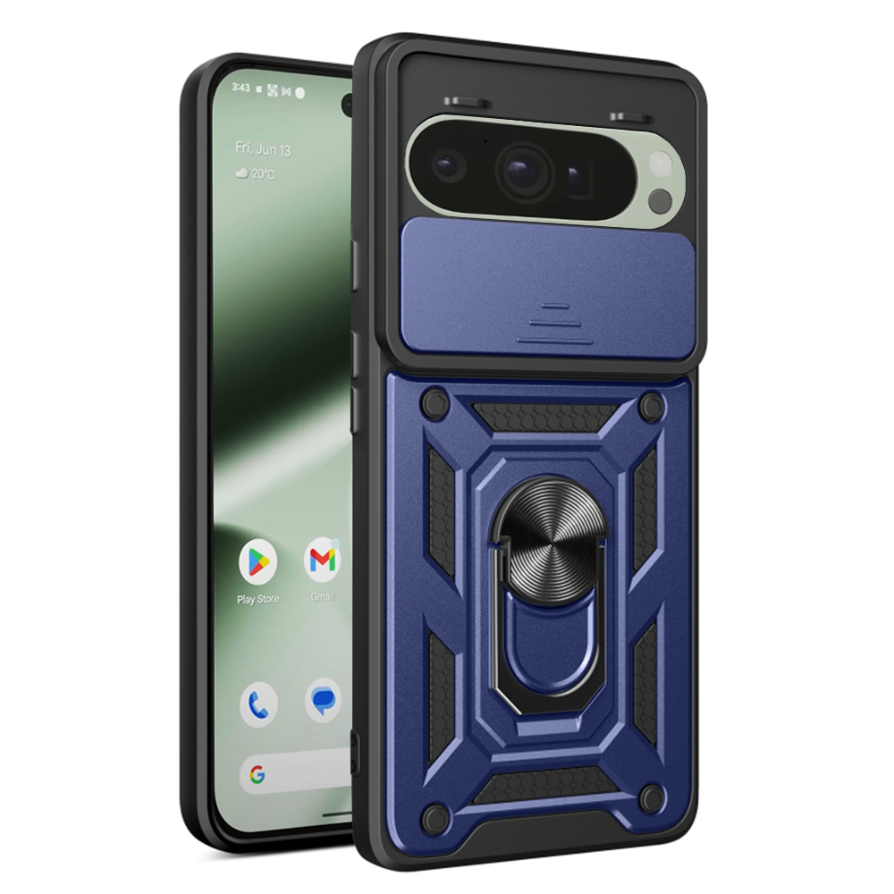 Калъф за Google Pixel 10/10 Pro - Techsuit CamShield Series - Син