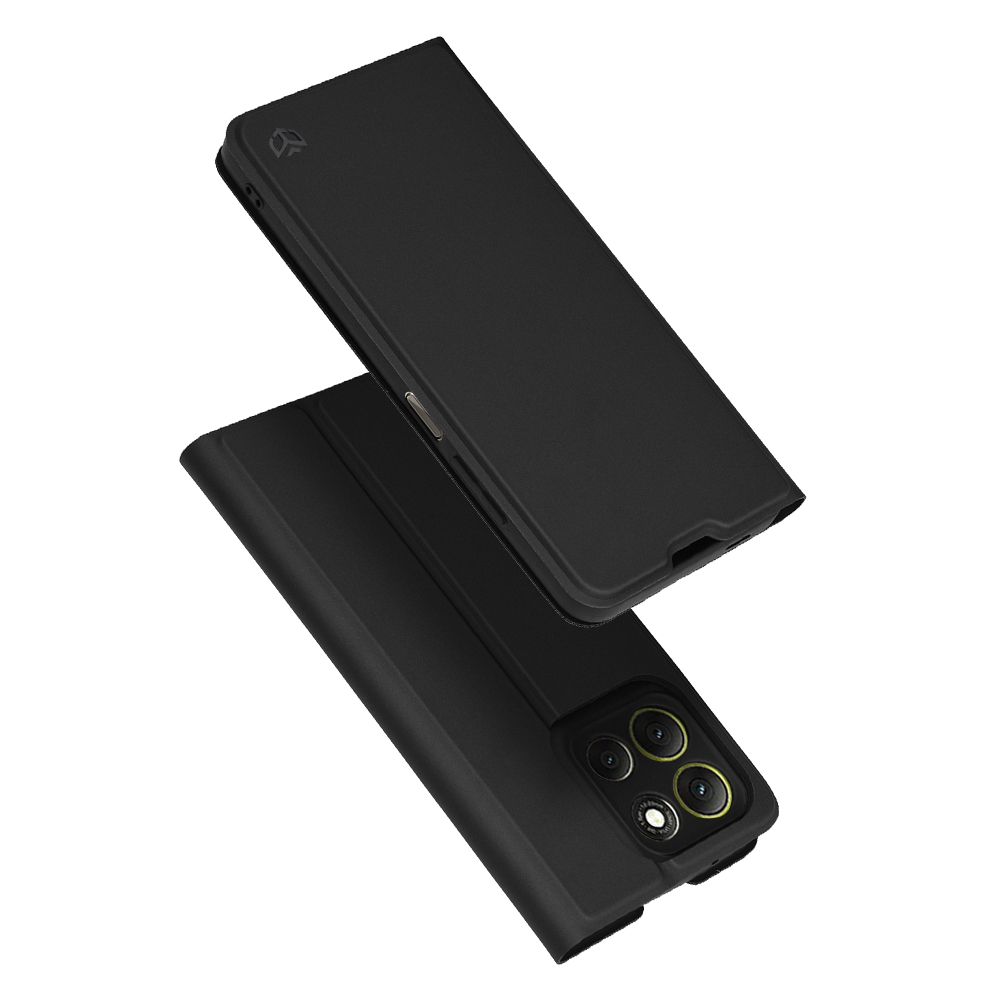 Калъф за Motorola Moto G86 - Techsuit Magskin Book - Черен