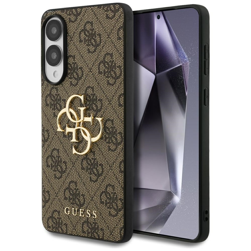 Калъф за Samsung Galaxy S25 Edge - Guess Hardcase Big 4G Classic Logo Classic Logo (GUHCS25E4GMGBR) - Кафяв