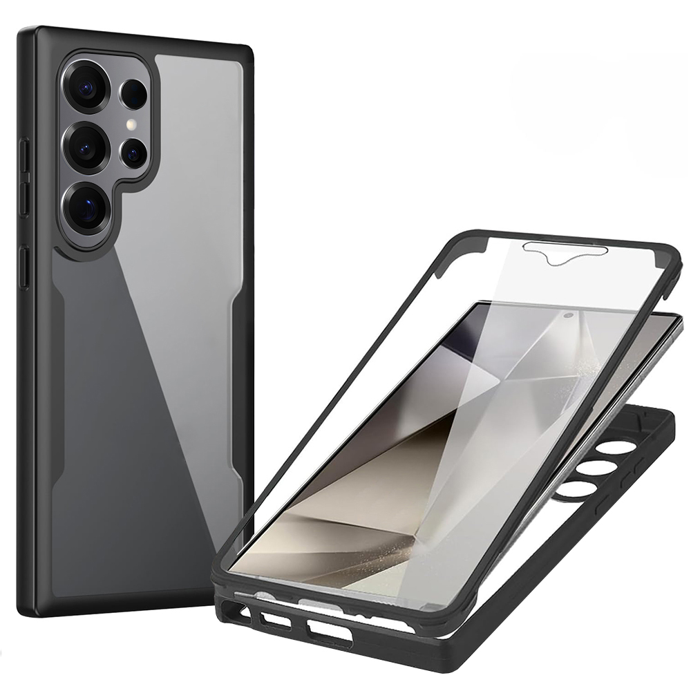 Калъф за Samsung Galaxy S25 Ultra + Калъф - Techsuit ColorVerse 360 Series - Черен
