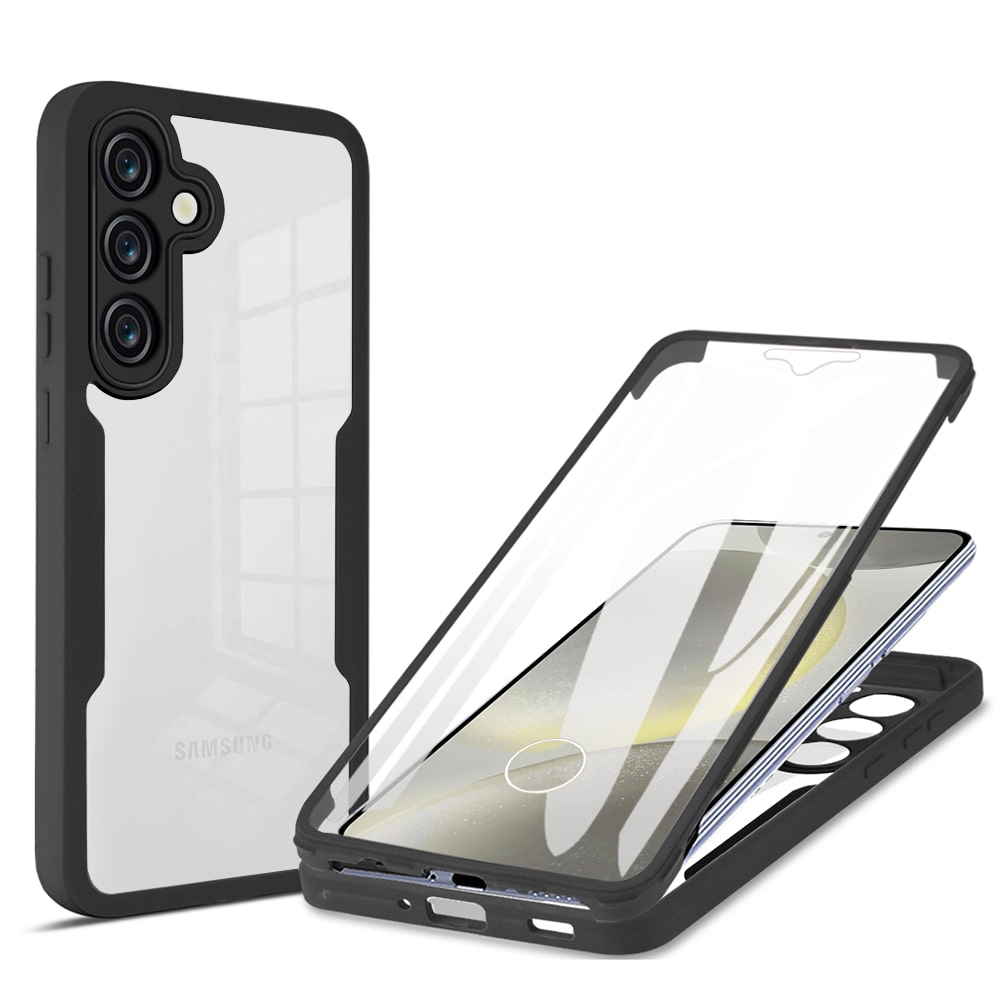 Калъф за Samsung Galaxy S25 + Капак - Techsuit ColorVerse 360 Series - Черен