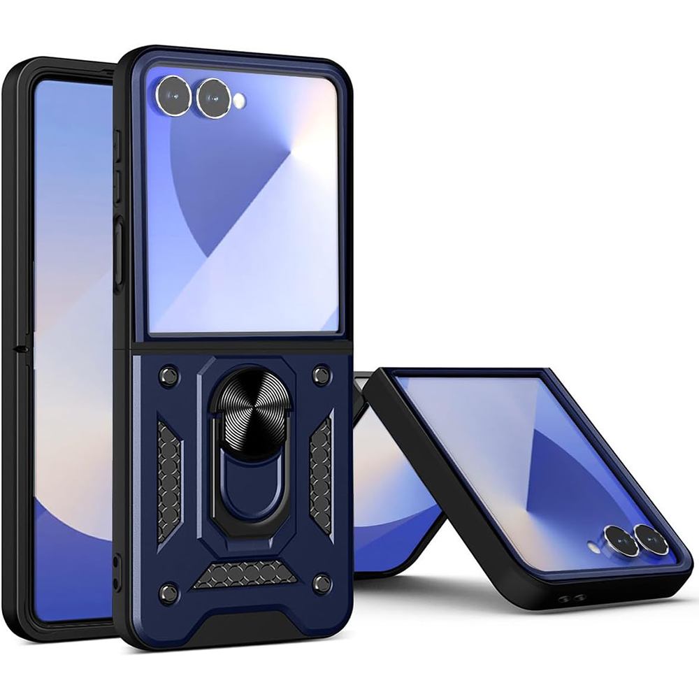 Калъф за Samsung Galaxy Z Flip7 - Techsuit CamShield Series - Син