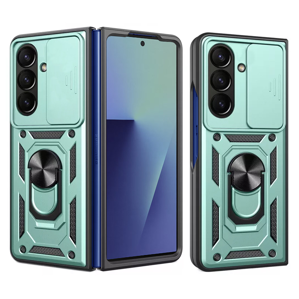 Калъф за Samsung Galaxy Z Fold7 - Techsuit CamShield Series - Зелен