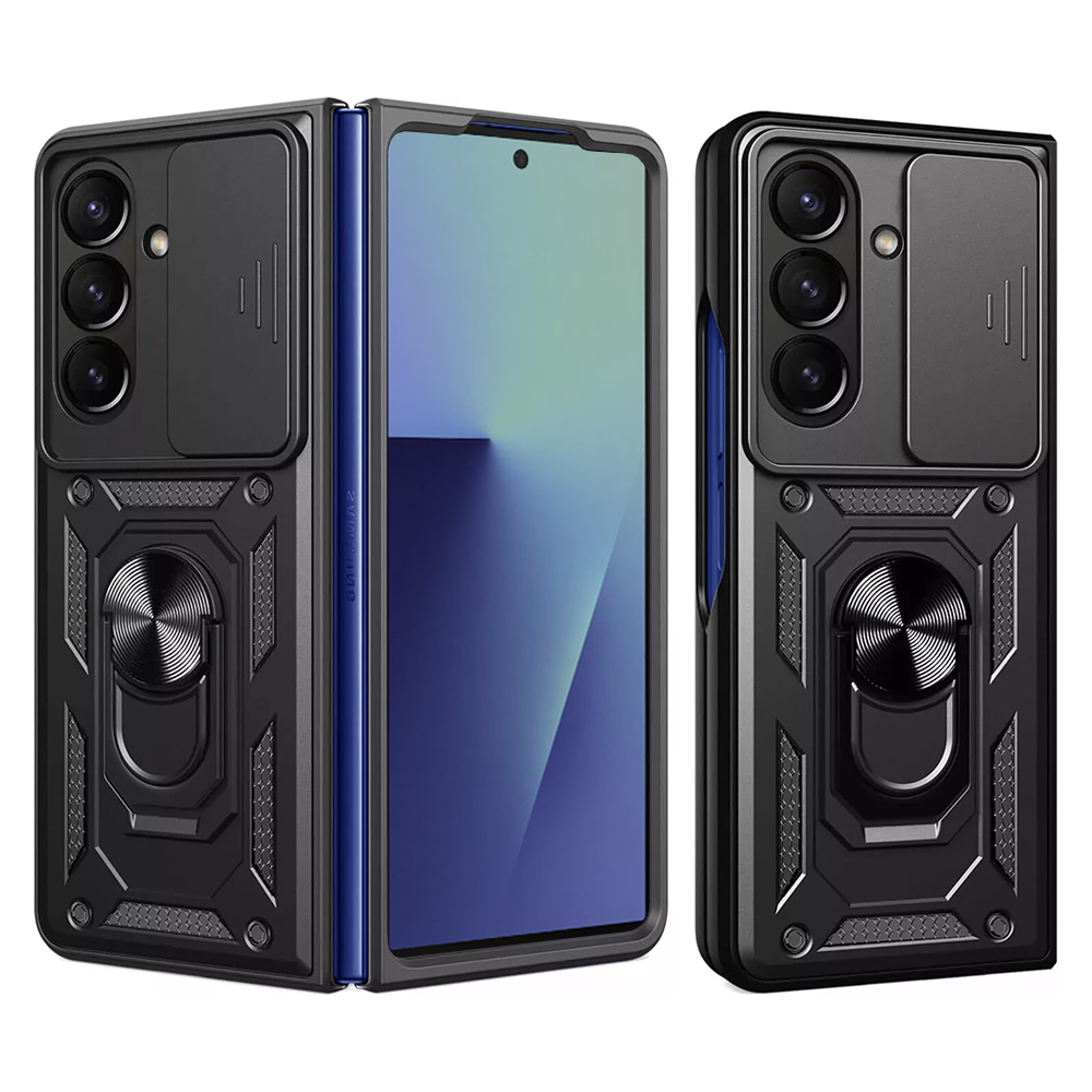 Калъф за Samsung Galaxy Z Fold7 - Techsuit CamShield Series - Черен
