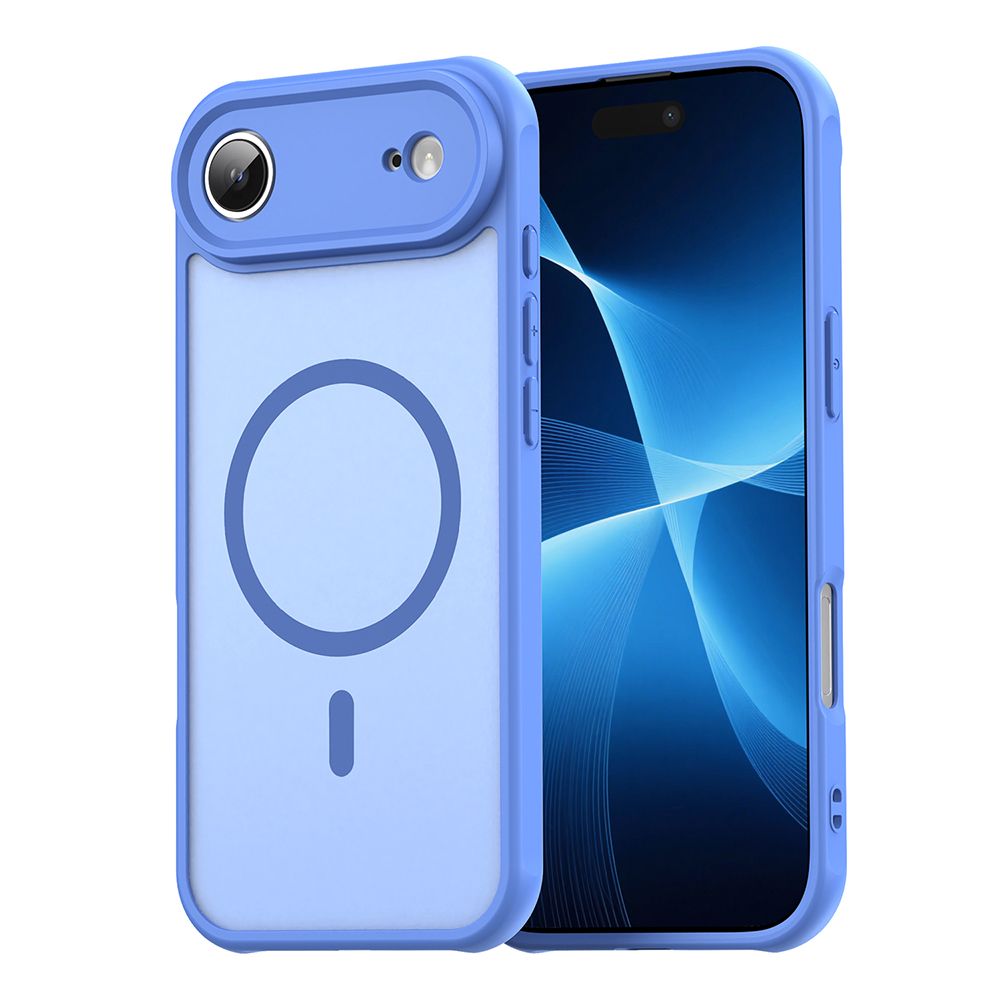 Калъф за iPhone 17 Air - Techsuit HaloFrost II MagSafe - Небесносин