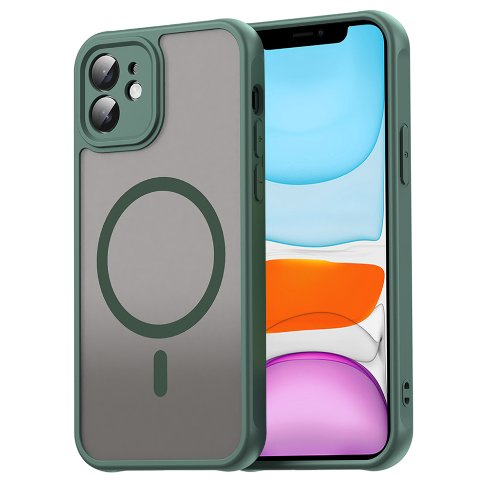 Калъф за iPhone 11 - Techsuit HaloFrost II MagSafe - Зелен