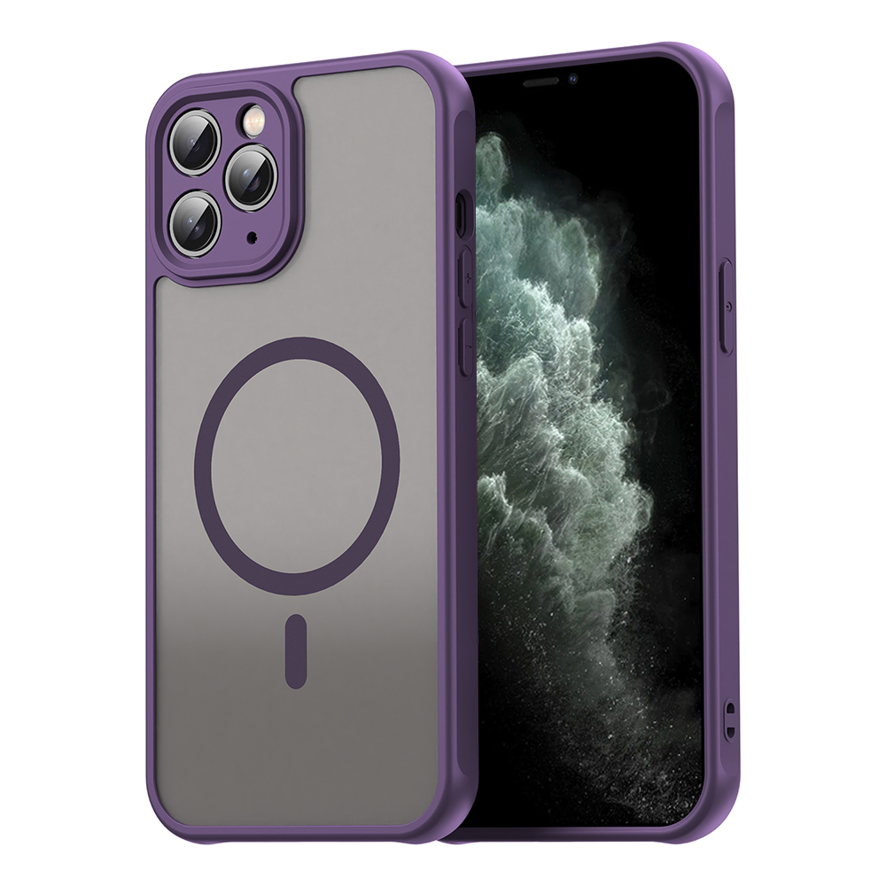 Калъф за iPhone 11 Pro Max - Techsuit HaloFrost II MagSafe - Лилав