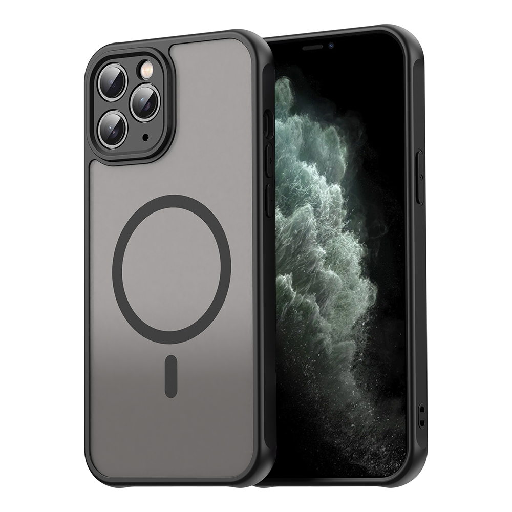 Калъф за iPhone 11 Pro Max - Techsuit HaloFrost II MagSafe - Черен
