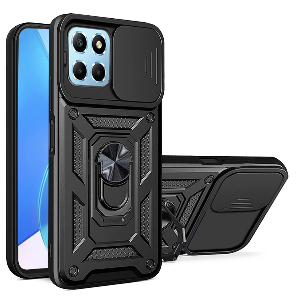 Калъф за Honor X6 / X8 5G / 70 Lite - Techsuit CamShield Series - Черен