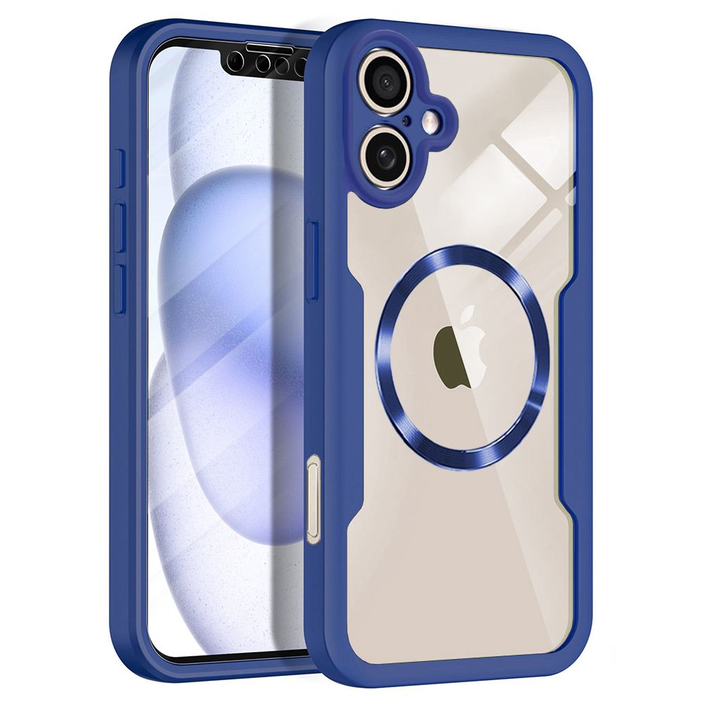 Калъф за iPhone 17 + калъф - Techsuit ColorVerse 360 MagSafe MagSafe Series - Син