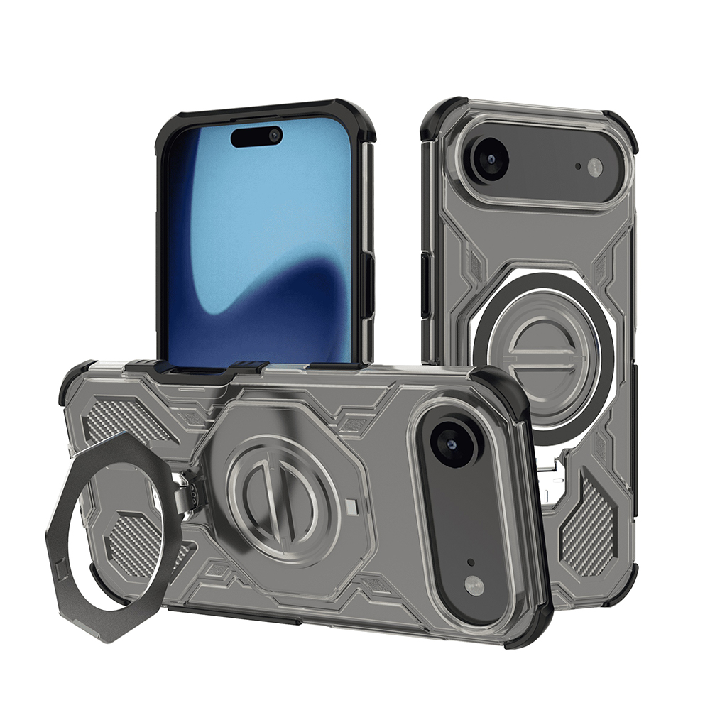 Калъф за iPhone 17 Air - Techsuit Carbon Shield PRO - Smoke Черен