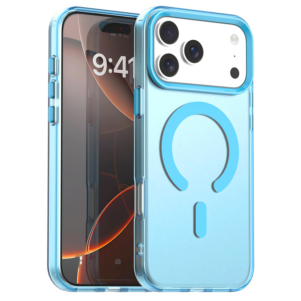 Калъф за iPhone 17 Pro Max - Techsuit CandyCase MagSafe - Син