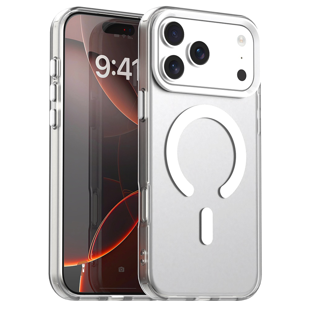 Калъф за iPhone 17 Pro Max - Techsuit CandyCase MagSafe - Бял