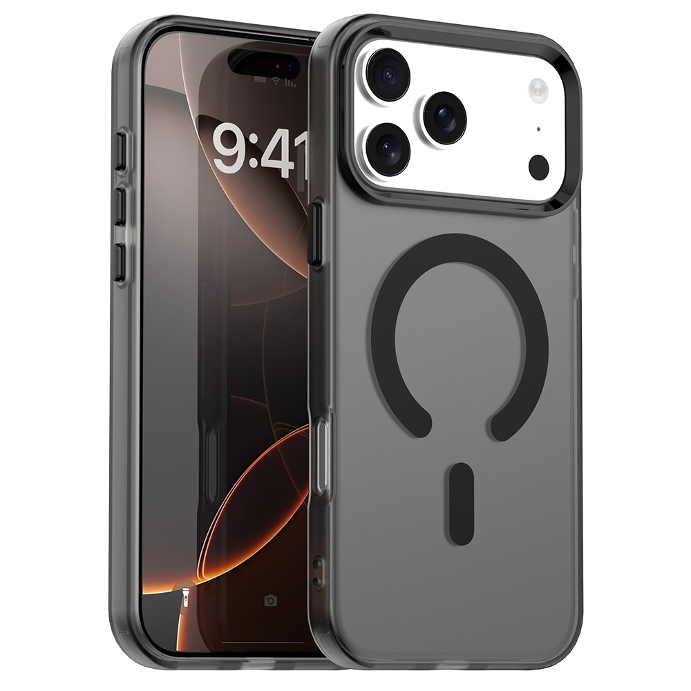 Калъф за iPhone 17 Pro Max - Techsuit CandyCase MagSafe - Черен
