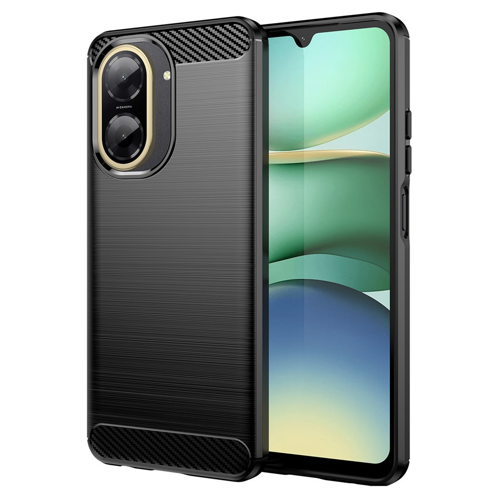 Калъф за Xiaomi Redmi A5 4G (Регионален) - Techsuit Carbon Silicone - Черен