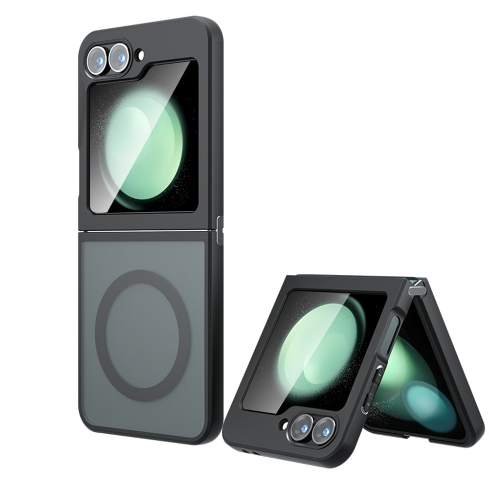 Калъф за Samsung Galaxy Z Flip6 / Flip7 FE - Techsuit PureFrost MagSafe - Frosted Черен