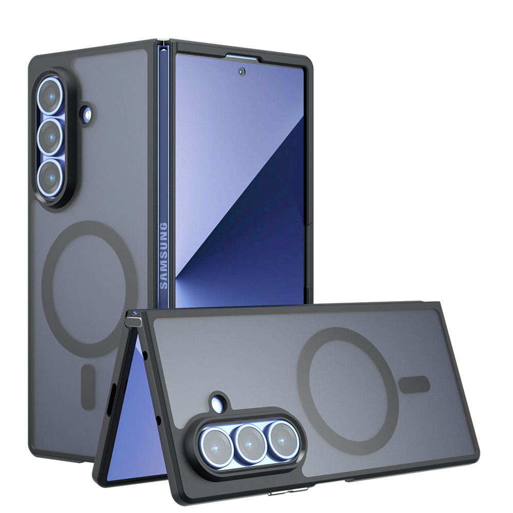 Калъф за Samsung Galaxy Z Fold7 - Techsuit PureFrost MagSafe - Frosted Черен