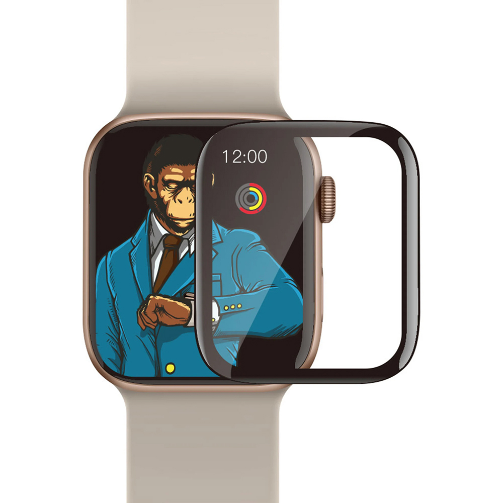 Apple Watch 4/5/6/SE/SE 2 (44mm) с апликатор - Blueo High Molecule Screen Protector - Черен