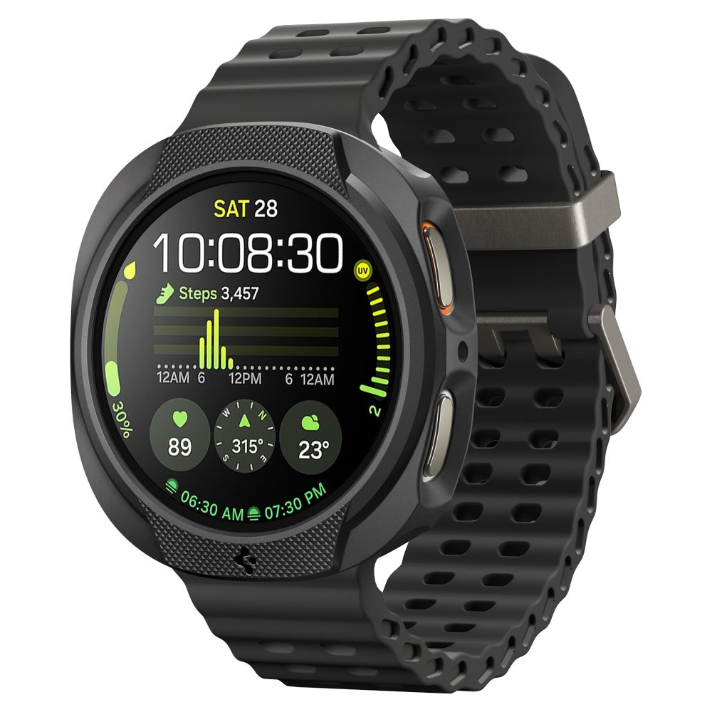 Калъф за Samsung Galaxy Watch8 40 мм - Spigen Liquid Air (ACS09840) - черен мат