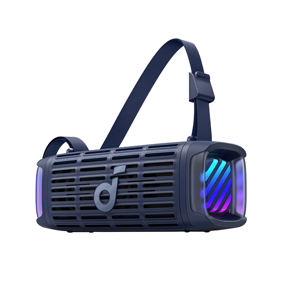 Fara Fir Bluetooth 5.3 високоговорител, плаващ върху вода, BassUp - Anker Soundcore Boom 3i (D5100030) - Deep Син