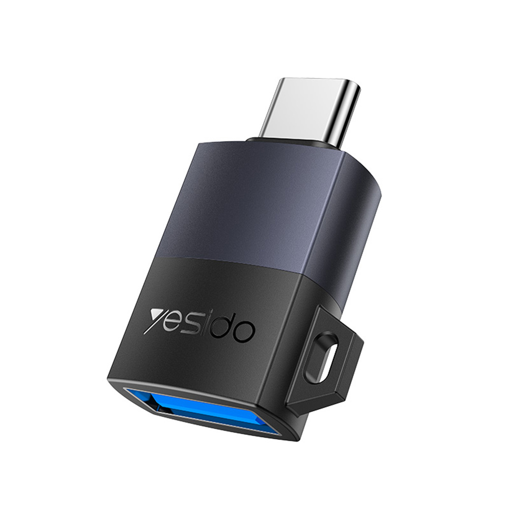 USB-C към USB адаптер с OTG функция - Yesido (GS31) - Сив