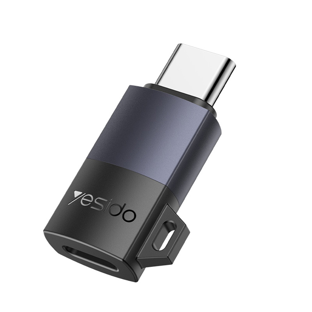 Lightning към USB-C адаптер с OTG функция - Yesido (GS28) - Сив