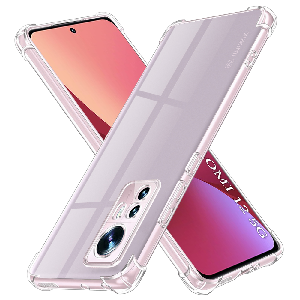 Калъф за Xiaomi 12 / 12X - Techsuit Shockproof Прозрачен Silicone - Прозрачен