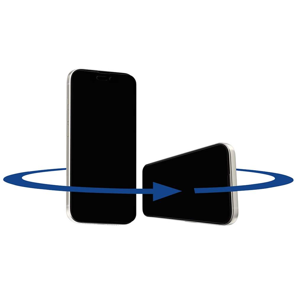Калъф за iPhone 15 Pro Max - ANANK 2.5D 2.5D 360° Privacy Screen Protector - Черен