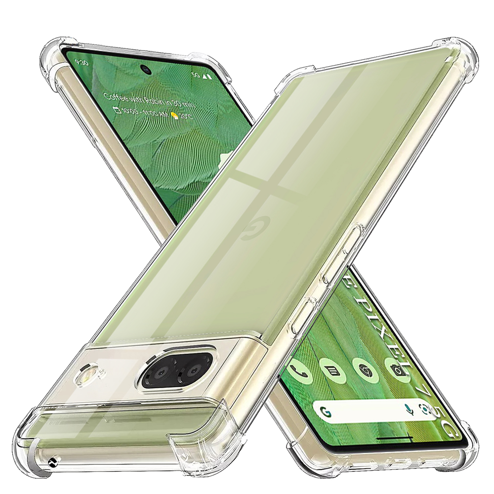 Калъф за Google Pixel 7 - Techsuit Shockproof Прозрачен Silicone - Прозрачен