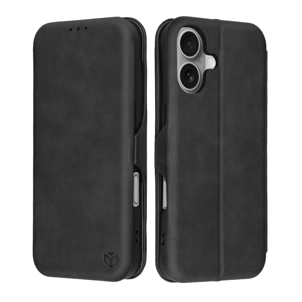 Калъф за iPhone 17 - Techsuit Safe Wallet Plus - Черен