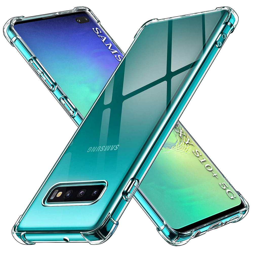 Калъф за Samsung Galaxy S10 Plus - Techsuit Shockproof Прозрачен Silicone - Прозрачен
