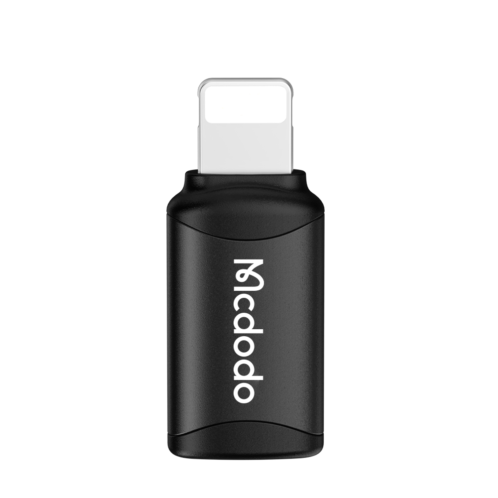USB-C към iPhone адаптер, с OTG функция, 3A - Mcdodo (OT-7680) - Черен