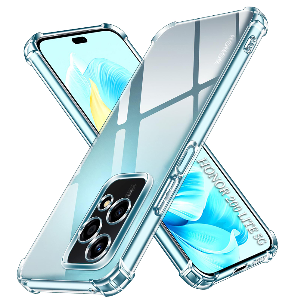 Калъф за Honor 200 Lite - Techsuit Shockproof Прозрачен Silicone - Прозрачен