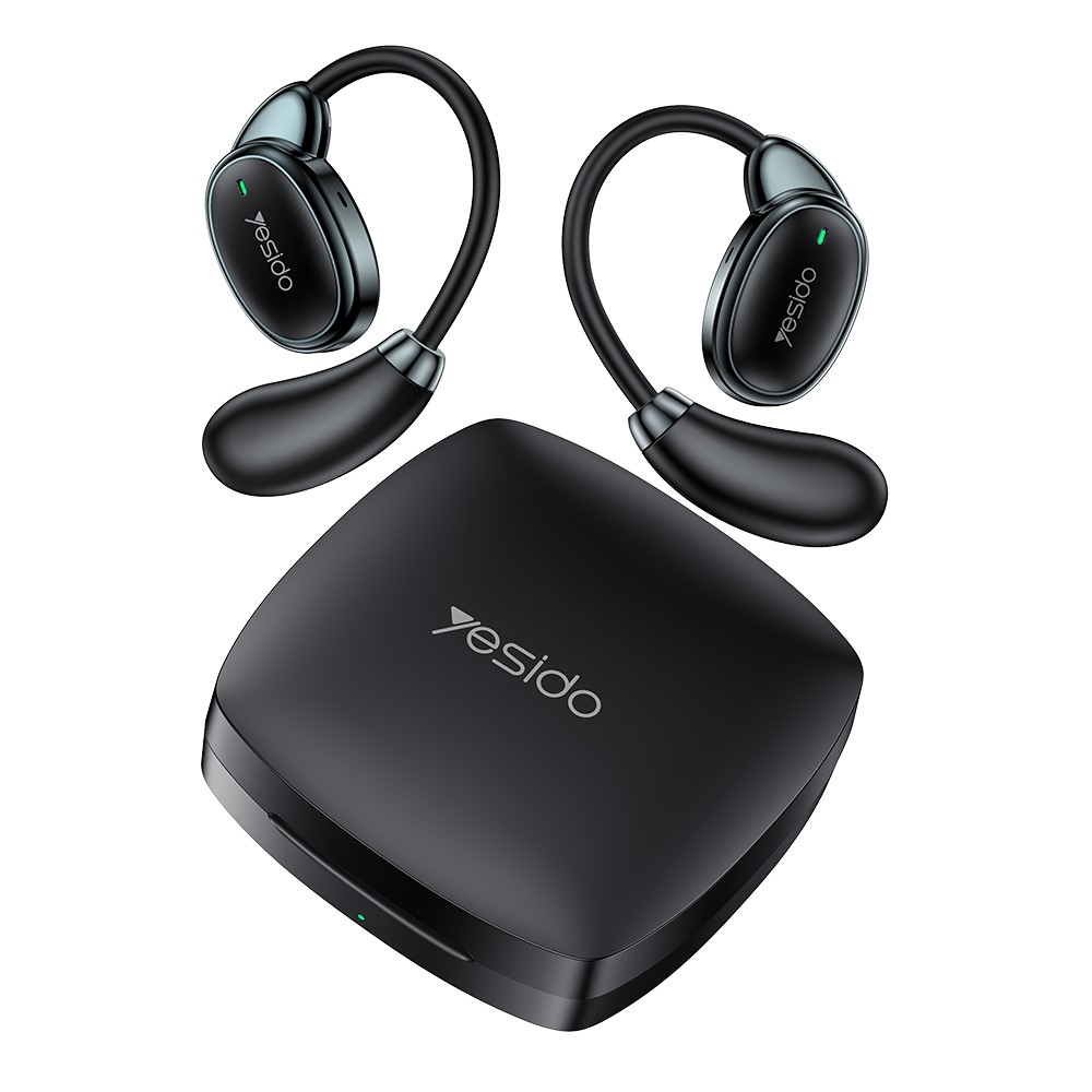 Безжични слушалки, Open-ear, 400mAh, USB-C - Yesido (YSP19 BL) - черни