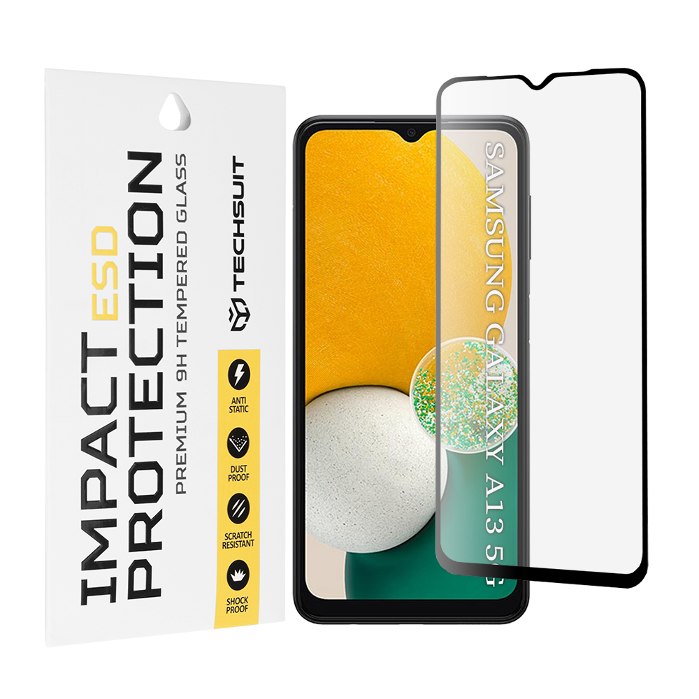 Капак за Samsung Galaxy A13 5G / A04S / A04 - Techsuit ESD Glass - Черен