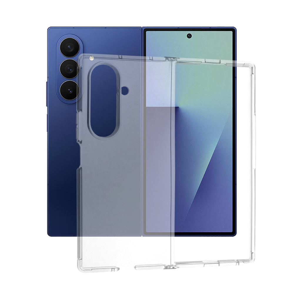 Калъф за Samsung Galaxy Z Fold7 - Techsuit Прозрачен Silicone - Прозрачен