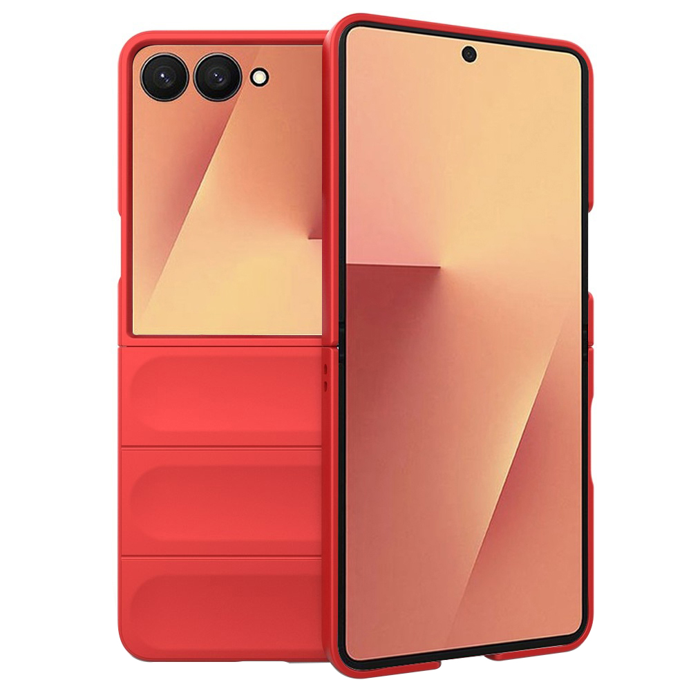 Калъф за Samsung Galaxy Z Flip7 - Techsuit Magic Shield - Червен