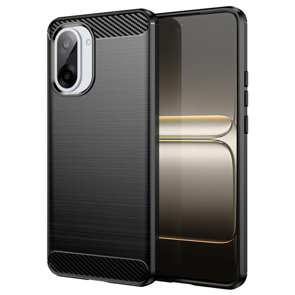 Калъф за OnePlus Nord CE5 - Techsuit Carbon Silicone - Черен