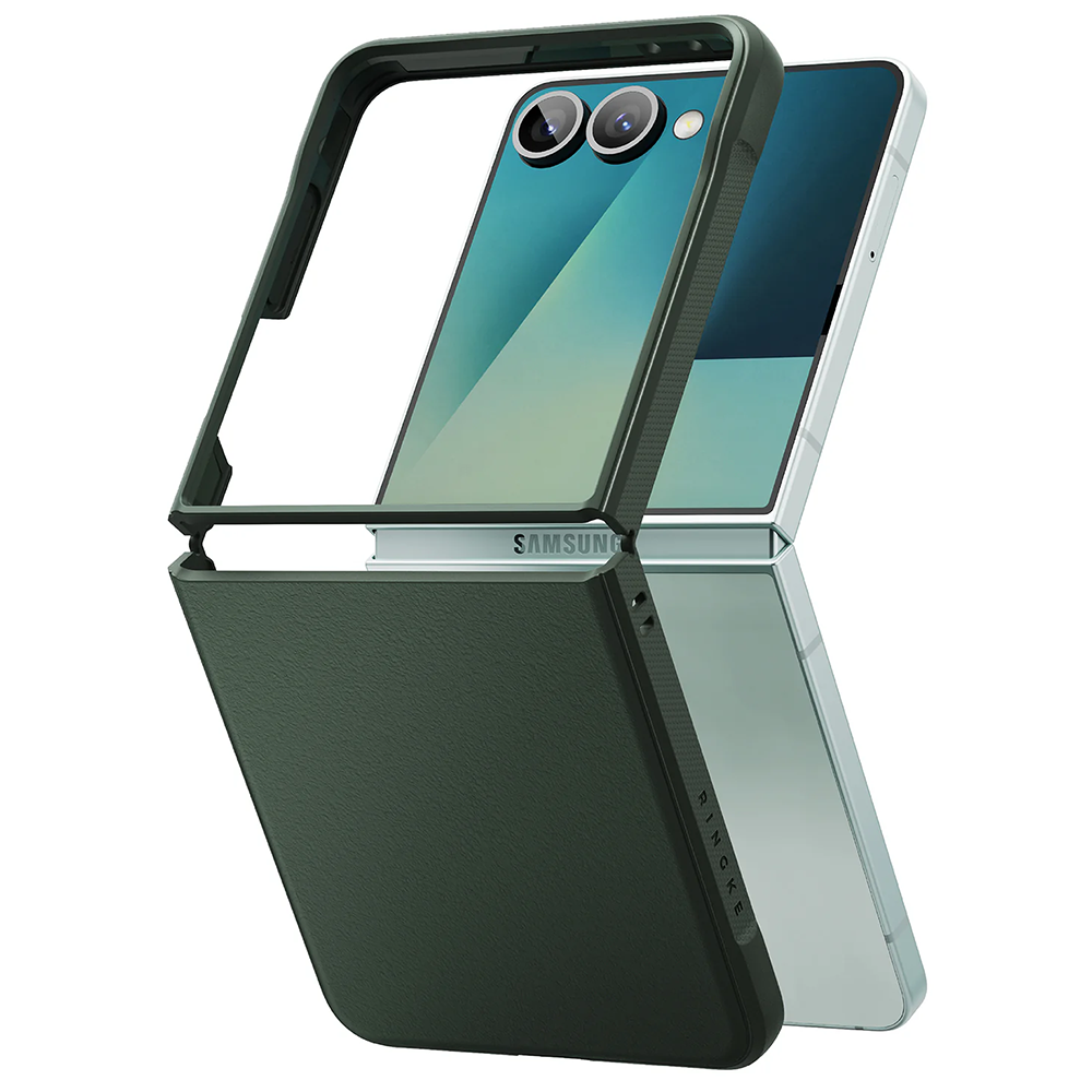 Калъф за Samsung Galaxy Z Flip7 - Ringke Onyx - Тъмнозелен