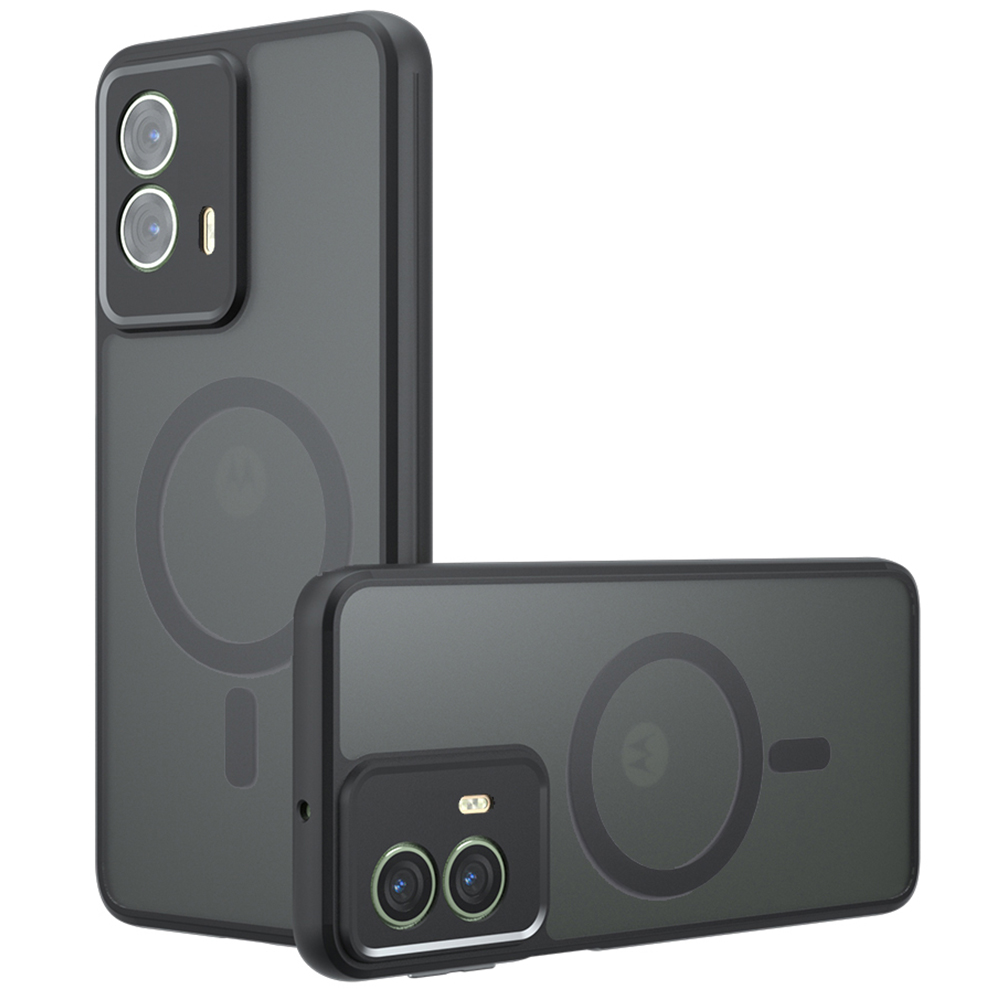 Калъф за Motorola Edge 50 Fusion - Techsuit PureFrost MagSafe - Frosted Черен