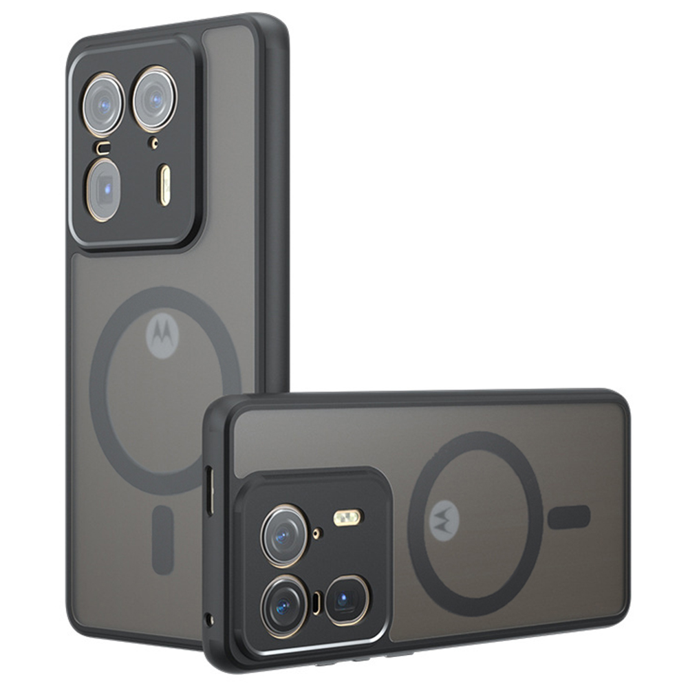 Калъф за Motorola Edge 50 Ultra - Techsuit PureFrost MagSafe - Frosted Черен