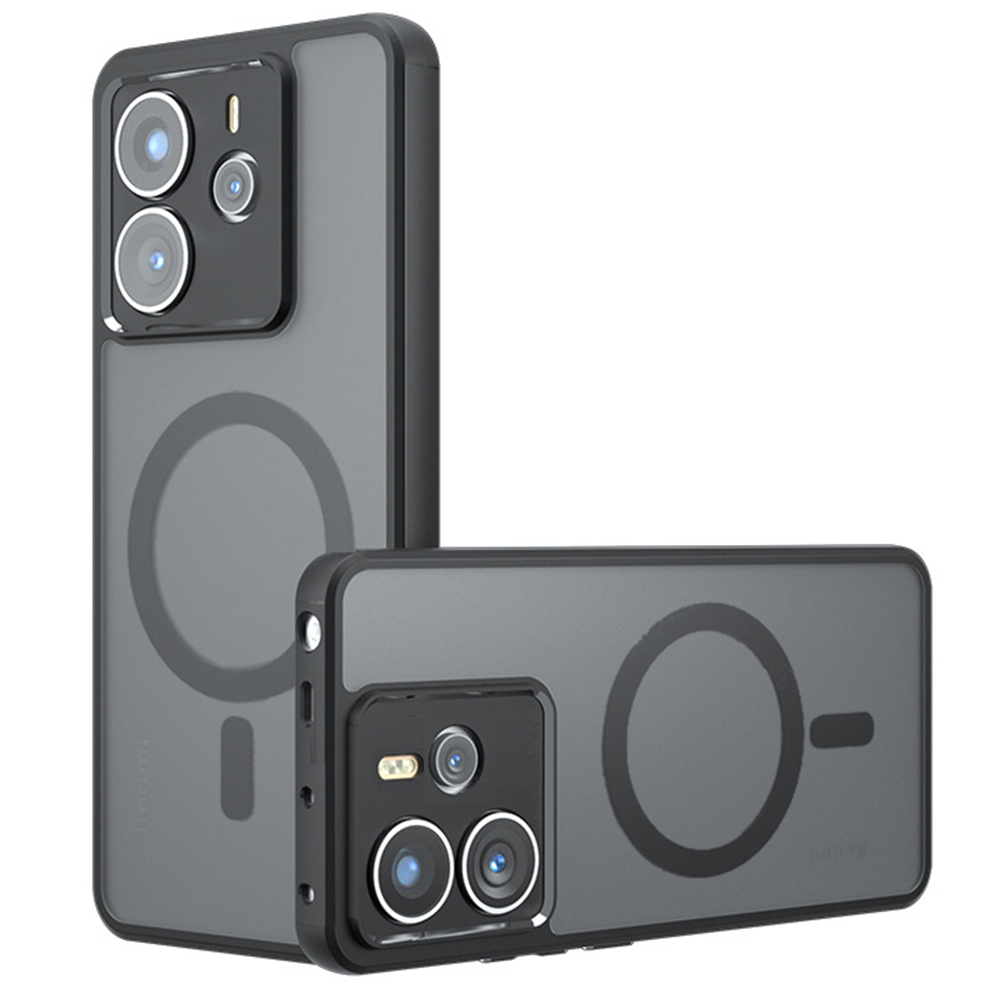 Калъф за Xiaomi Redmi Note 14 5G - Techsuit PureFrost MagSafe - Frosted Черен