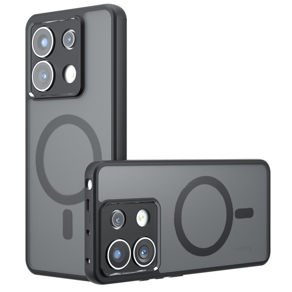 Калъф за Xiaomi Redmi Note 13 Pro 5G / Poco X6 - Techsuit PureFrost MagSafe - Frosted Черен
